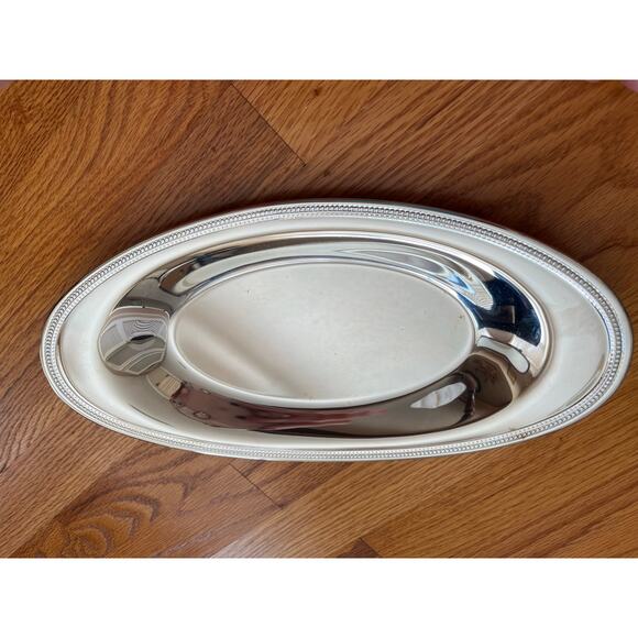 Vintage‎ Oneida Jefferson Roll Tray Excellent condition Thanksgiving table - Picture 5 of 5